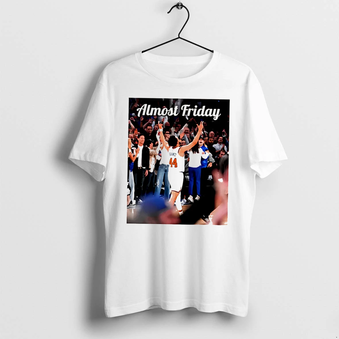 Officials Landry Shamet New York Knicks Almost Friday 44 Salute Tee T Shirt Sweater Hoodie