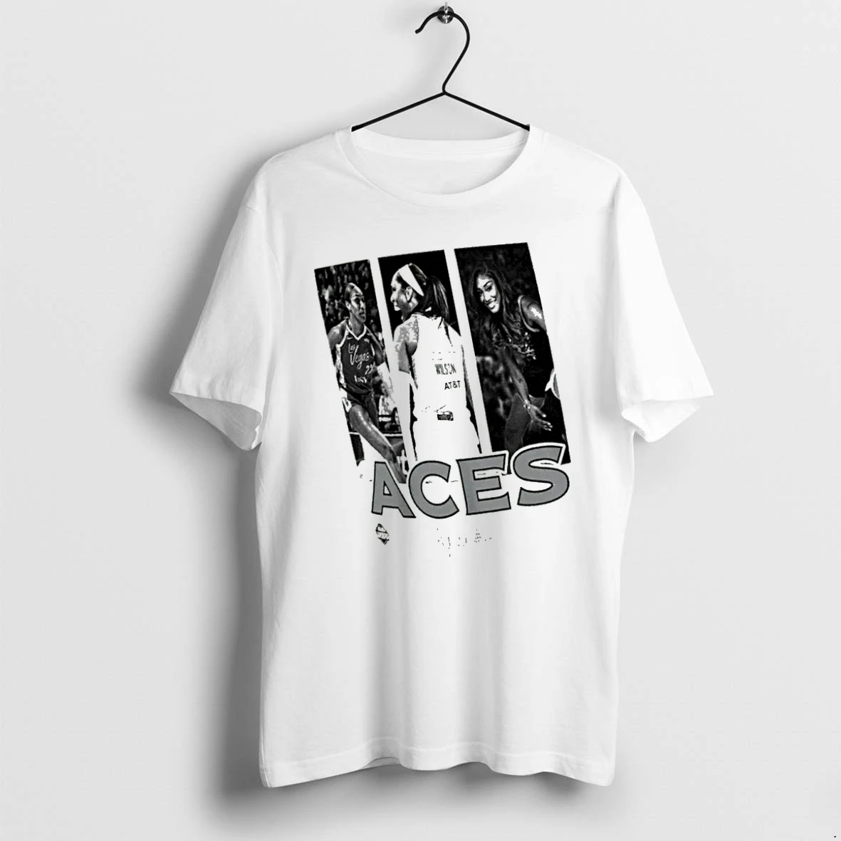 Officials Las Vegas Aces Aja Wilson Team Player Hustle Signature T Shirt Sweater Hoodie