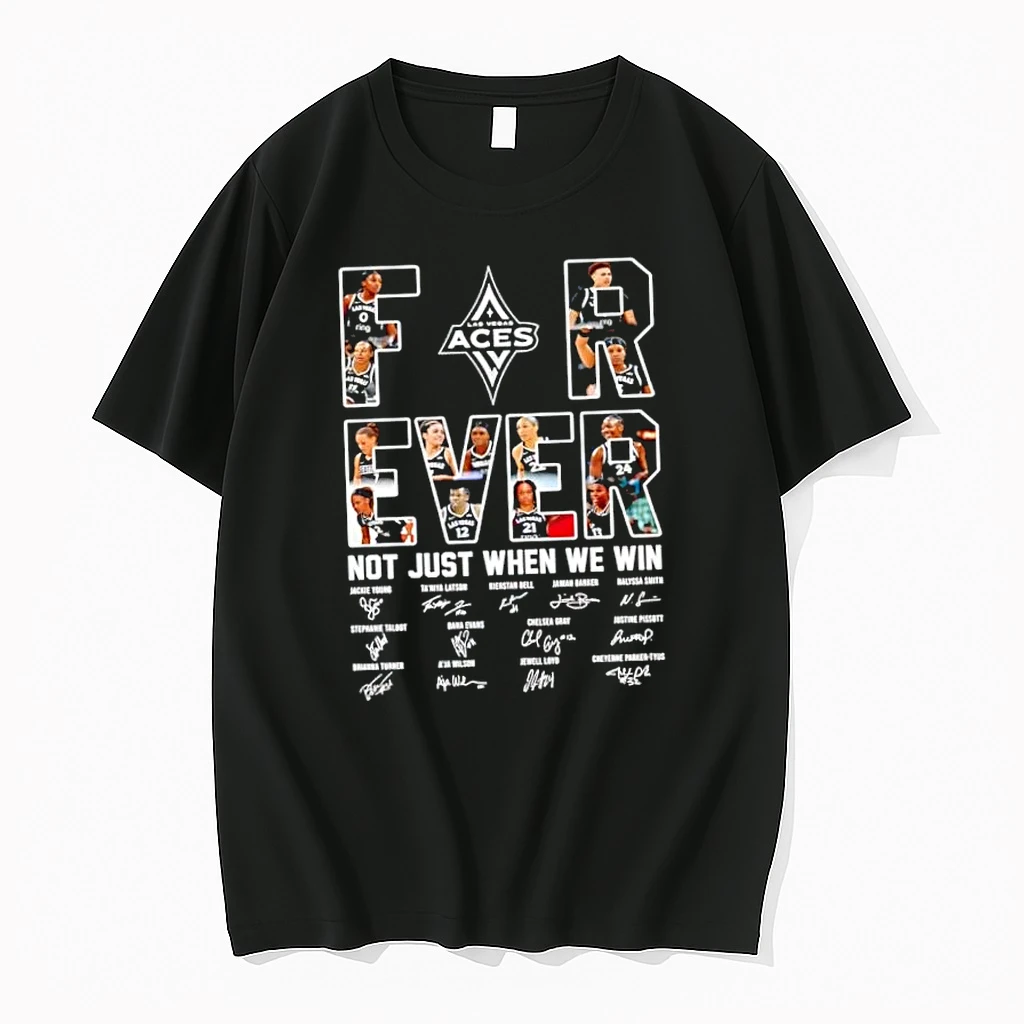 Officials Las Vegas Aces Wnba Aja Wilson Jackie Young Forever Not Just When We Win Signature Premium T Shirt Sweatshirt Hoodie