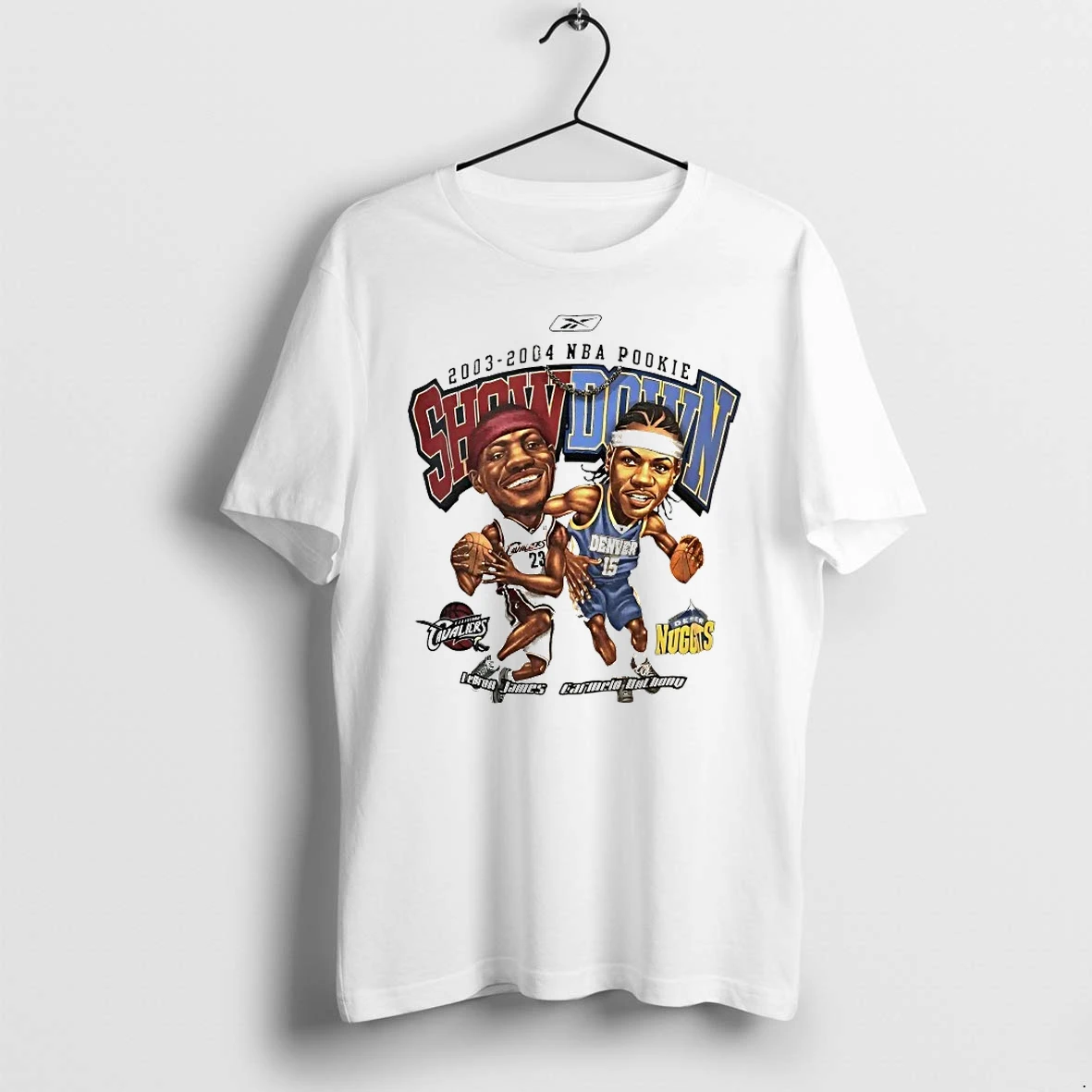 Officials Lebron James Carmelo Anthony 2003 2004 Nba Pookie Showdown Caricature T Shirt Sweater Hoodie