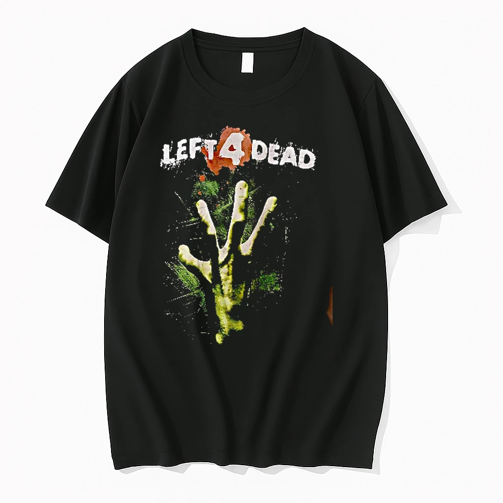Officials Left For Dead Green Decayed Zombie Hand Four Fingers Distressed Men T Shirt Sweater Hoodie