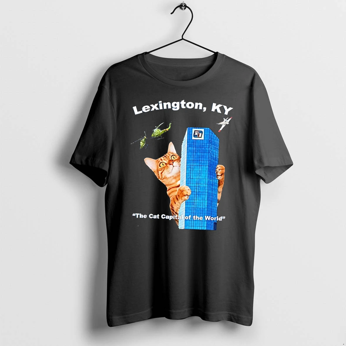 Officials Lexington Ky Cat Capital Of The World Fifth Third Building Black Premium T Shirt Sweatshirt Hoodie