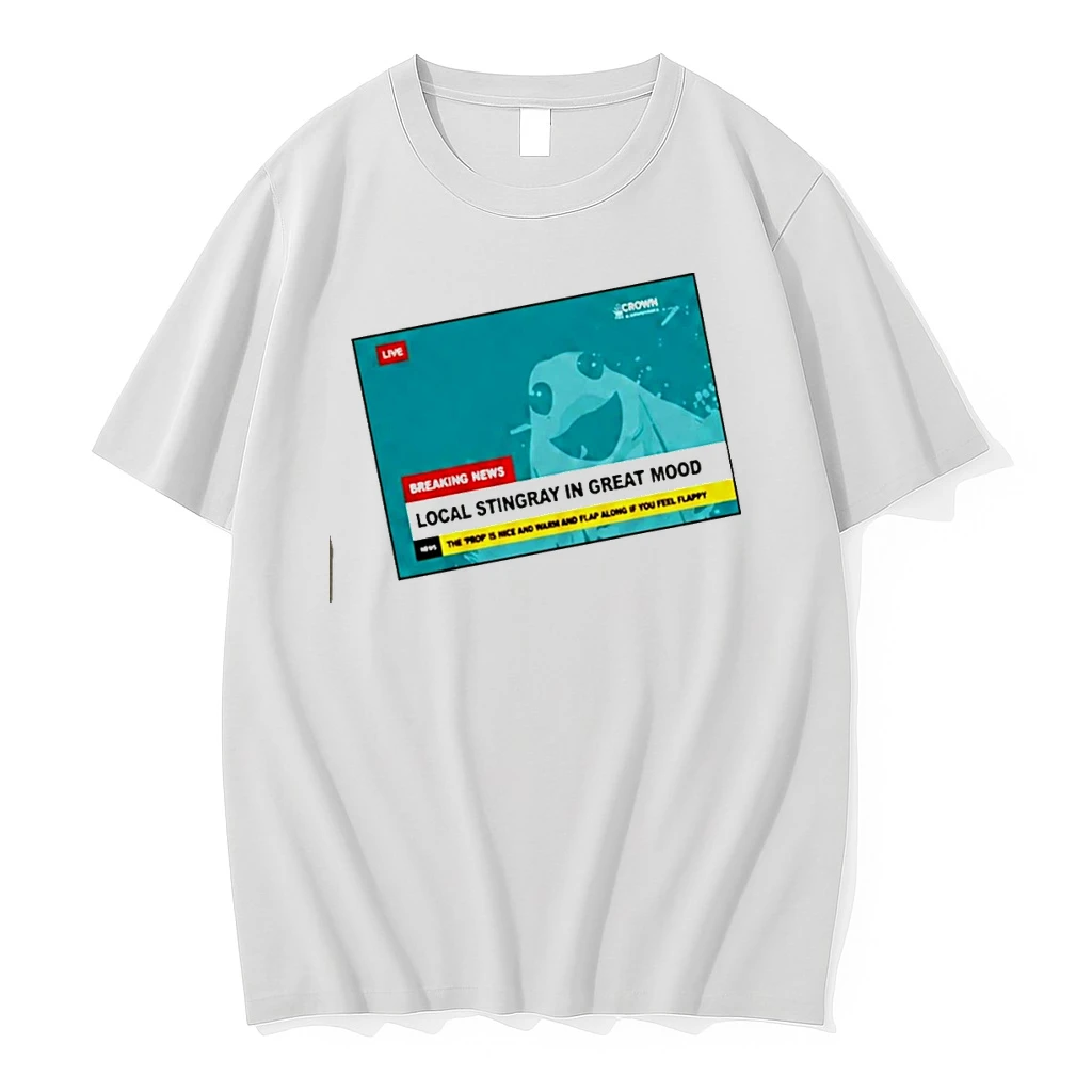 Officials Local Stingray In Great Mood Crown Anchor Breaking News Premium T Shirt Sweatshirt Hoodie