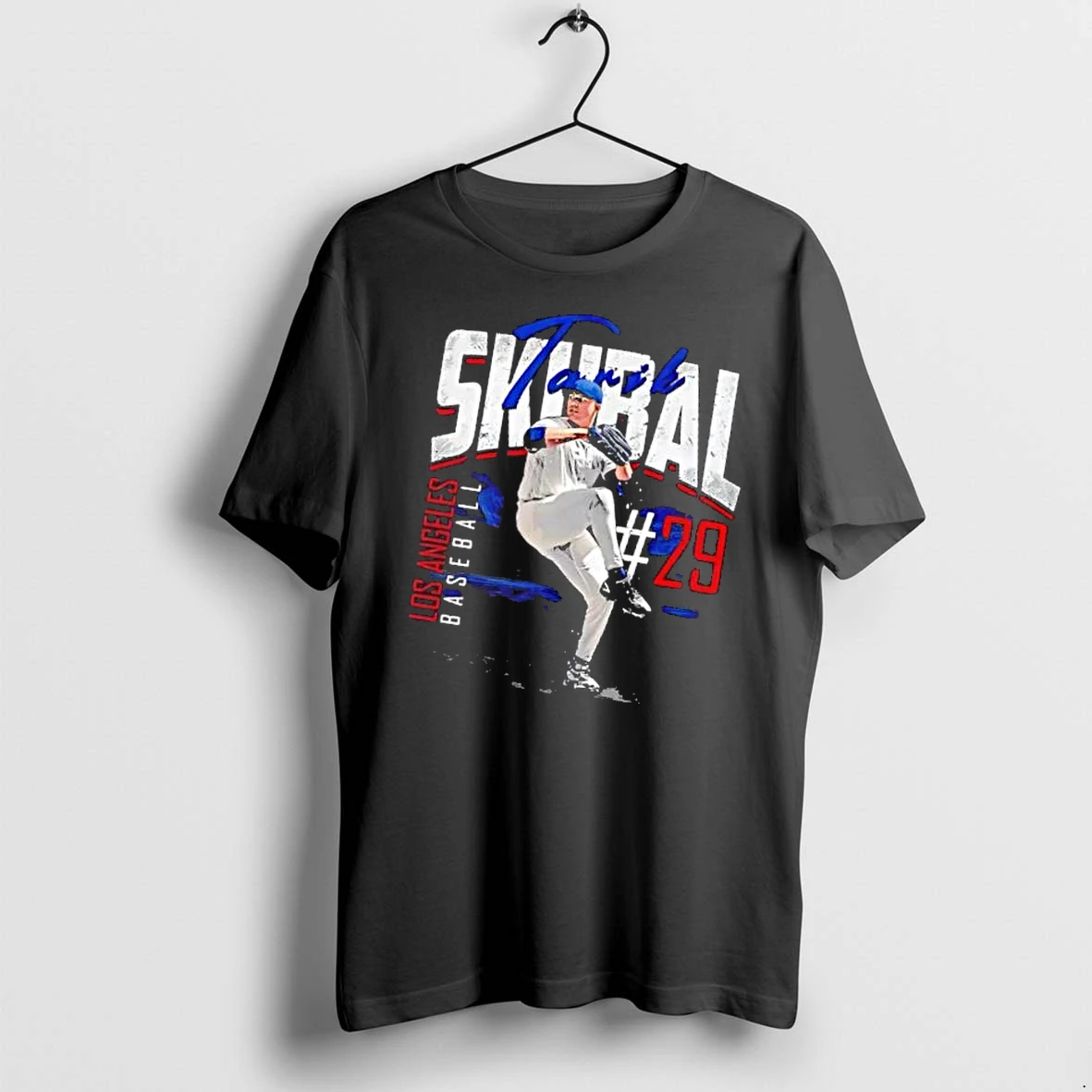 Officials Los Angeles Baseball 29 Tarik Skubal Pitcher Mid Pitch Distressed Bootleg Mens Premium T Shirt Sweatshirt Hoodie