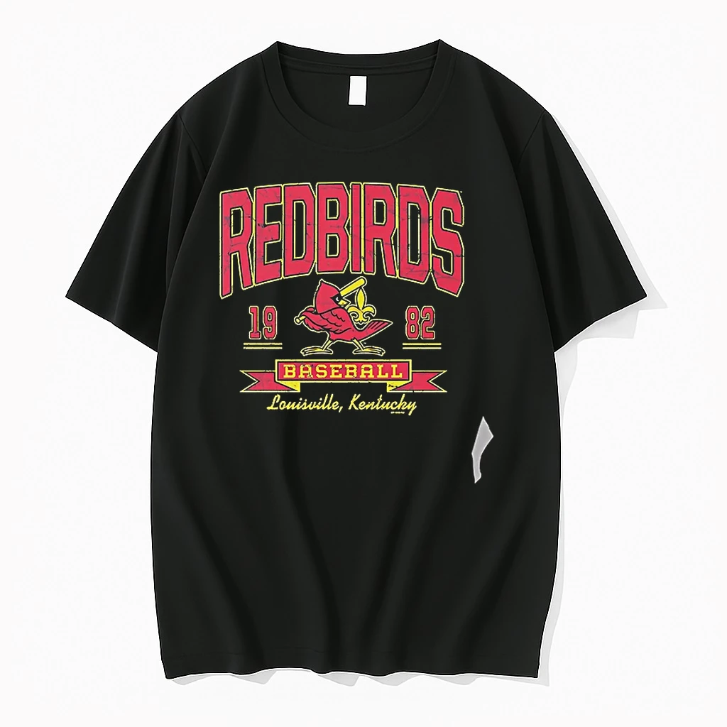 Officials Louisville Redbirds 1982 Baseball Louisville Kentucky Team Logo T Shirt Sweater Hoodie