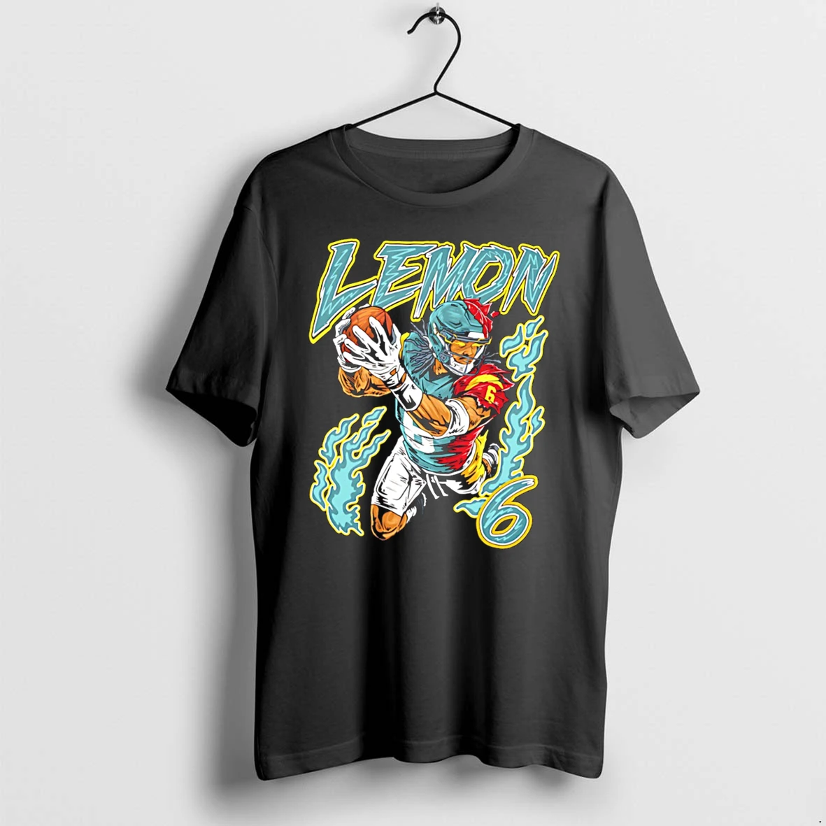 Officials Makai Lemon Philadelphia Eagles Hand Drawn Artwork Tee T Shirt Sweater Hoodie