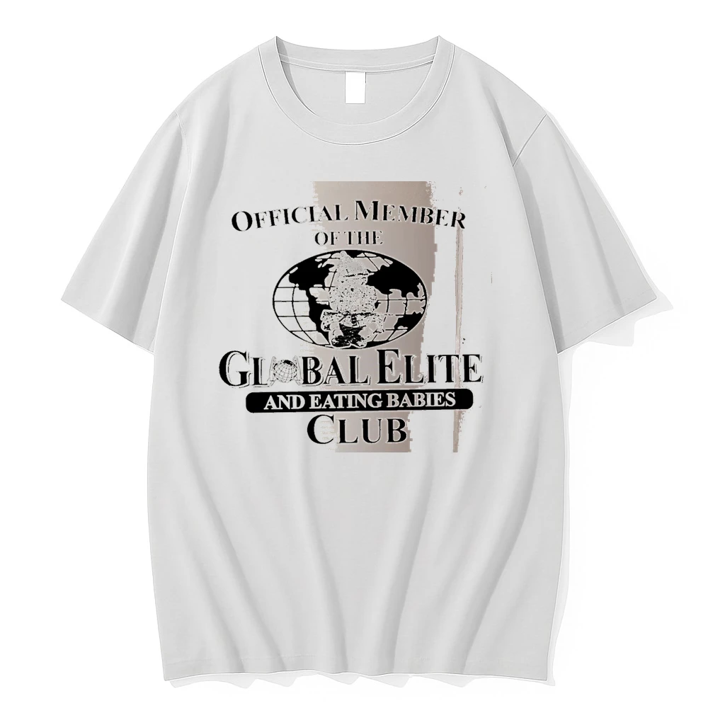 Officials Member Of The Global Elite And Eating Babies Club White Premium T Shirt Sweatshirt Hoodie