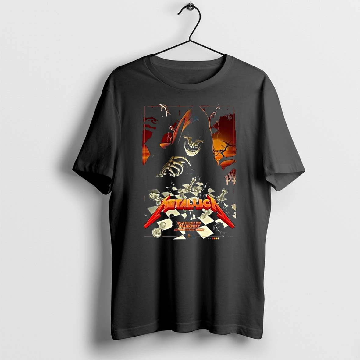Officials Metallica M72 Frankfurt By Vance Kelly At Deutsche Bank Park In Frankfurt De On May 22 24 2026 Master Of Pieces Black T Shirt Sweater Hoodie
