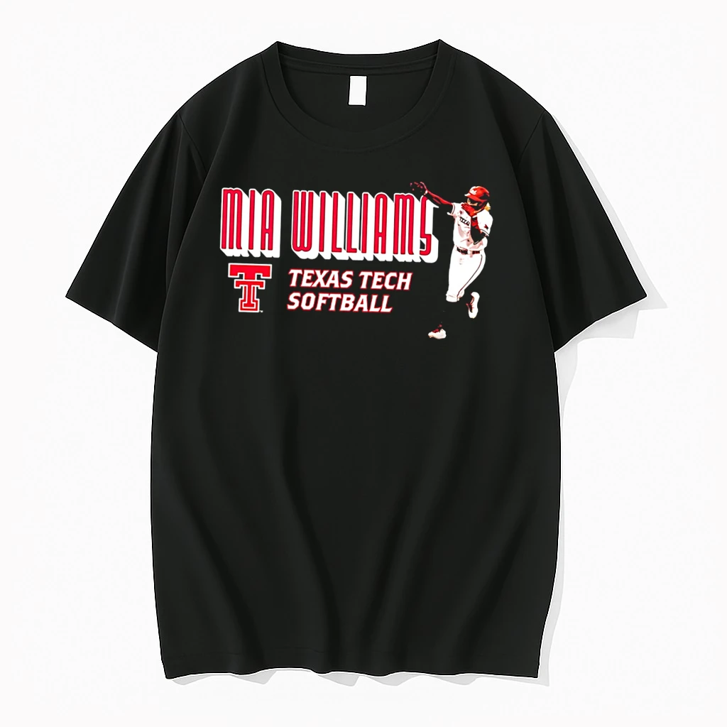 Officials Mia Williams Texas Tech Softball Vintage Tee T Shirt Sweater Hoodie