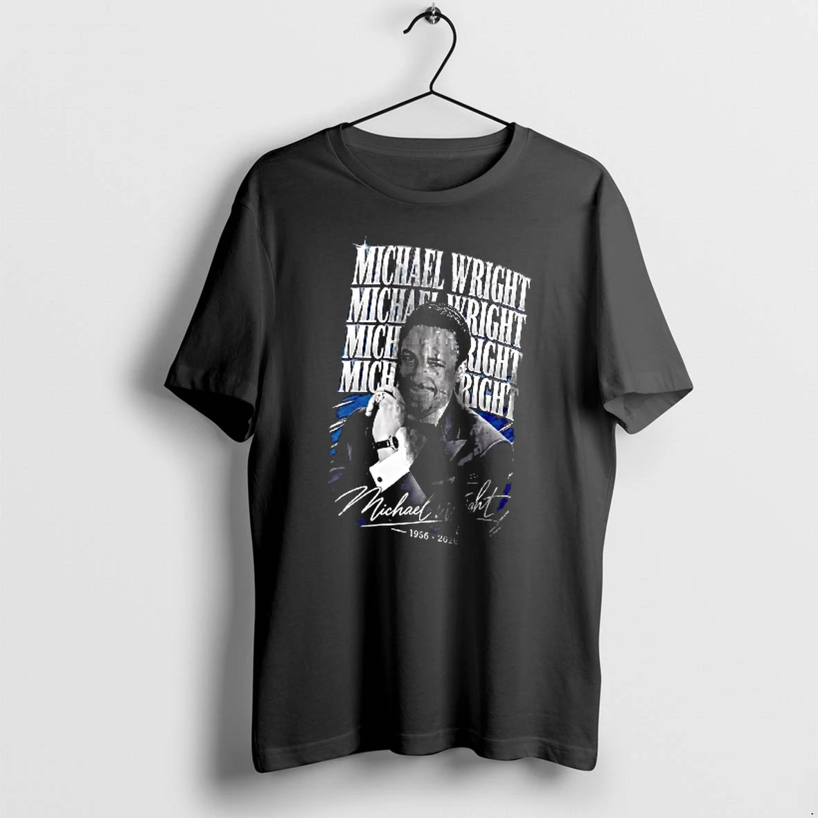Officials Michael Wright 1956 2026 Smiling Tuxedo Bow Tie Portrait Bootleg Men T Shirt Sweater Hoodie