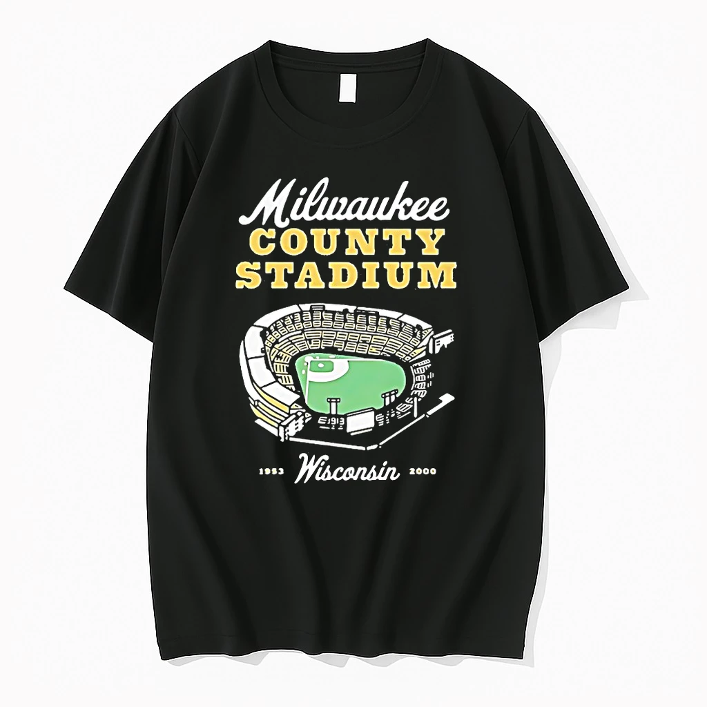 Officials Milwaukee County Stadium Wisconsin 1953 2000 T Shirt Sweater Hoodie