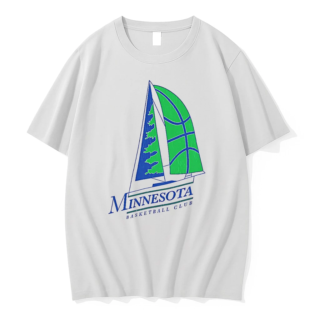 Officials Minnesota Basketball Club Sailboat Pine Tree Basketball T Shirt Sweater Hoodie
