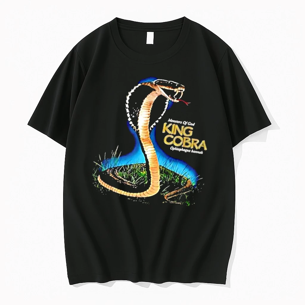 Officials Monsters Of God King Cobra Ophiophagus Hannah Hooded Snake Fangs Grass Glow Mens T Shirt Sweater Hoodie