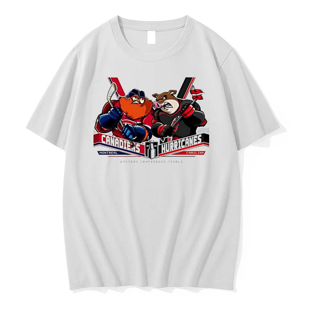 Officials Montreal Canadiens Vs Carolina Hurricanes Eastern Conference Finals Nhl Mascot T Shirt Sweater Hoodie