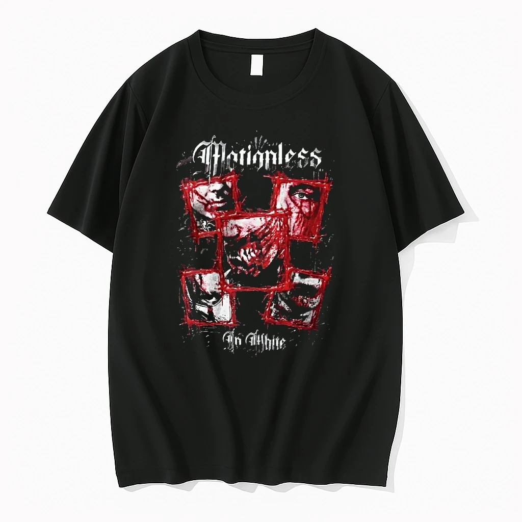Officials Motionless In White Bloody Red Frames Monstrous Fanged Faces Youth T Shirt Sweater Hoodie