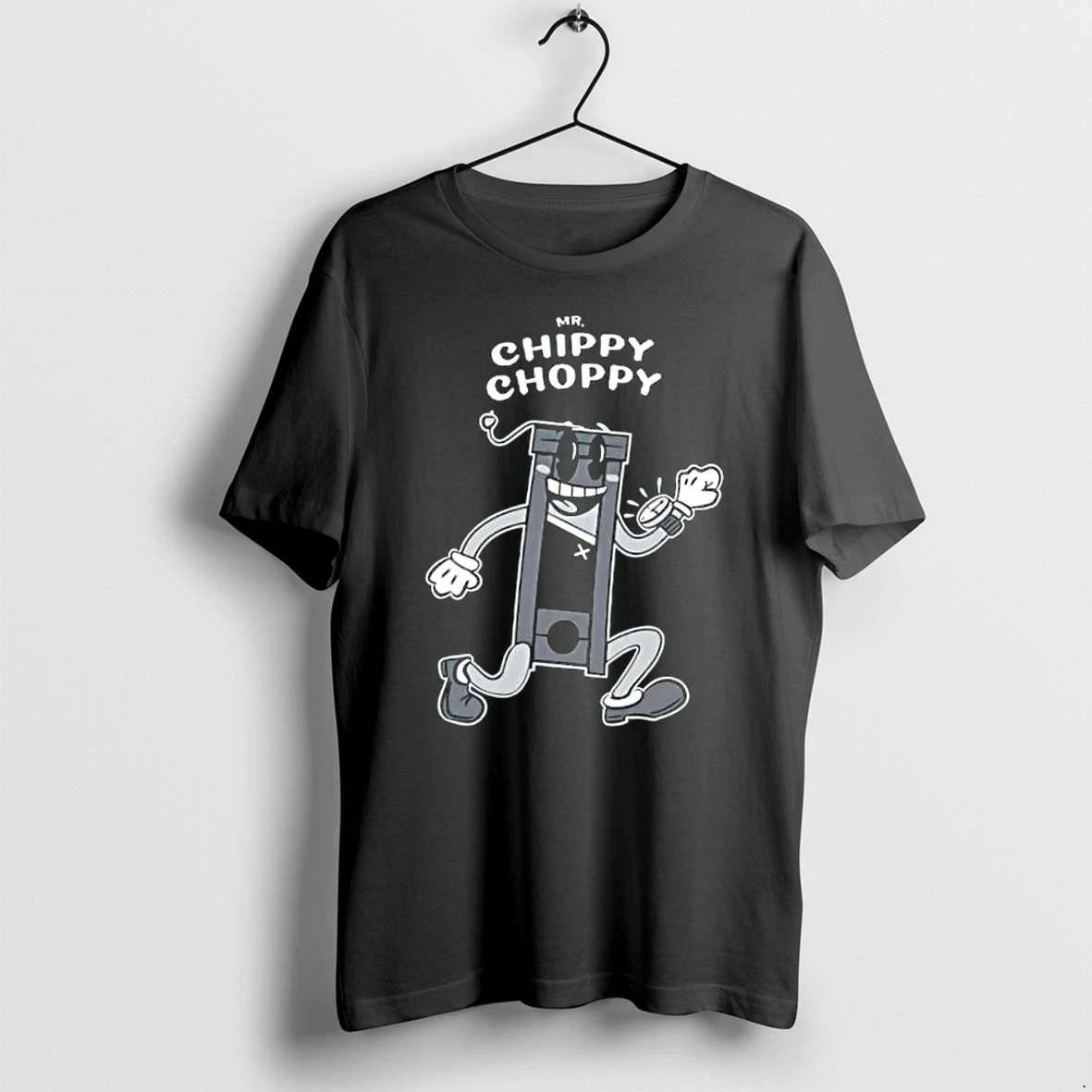 Officials Mr Chippy Choppy Guillotine Character Rubber Hose Animation Cartoon Premium T Shirt Sweatshirt Hoodie