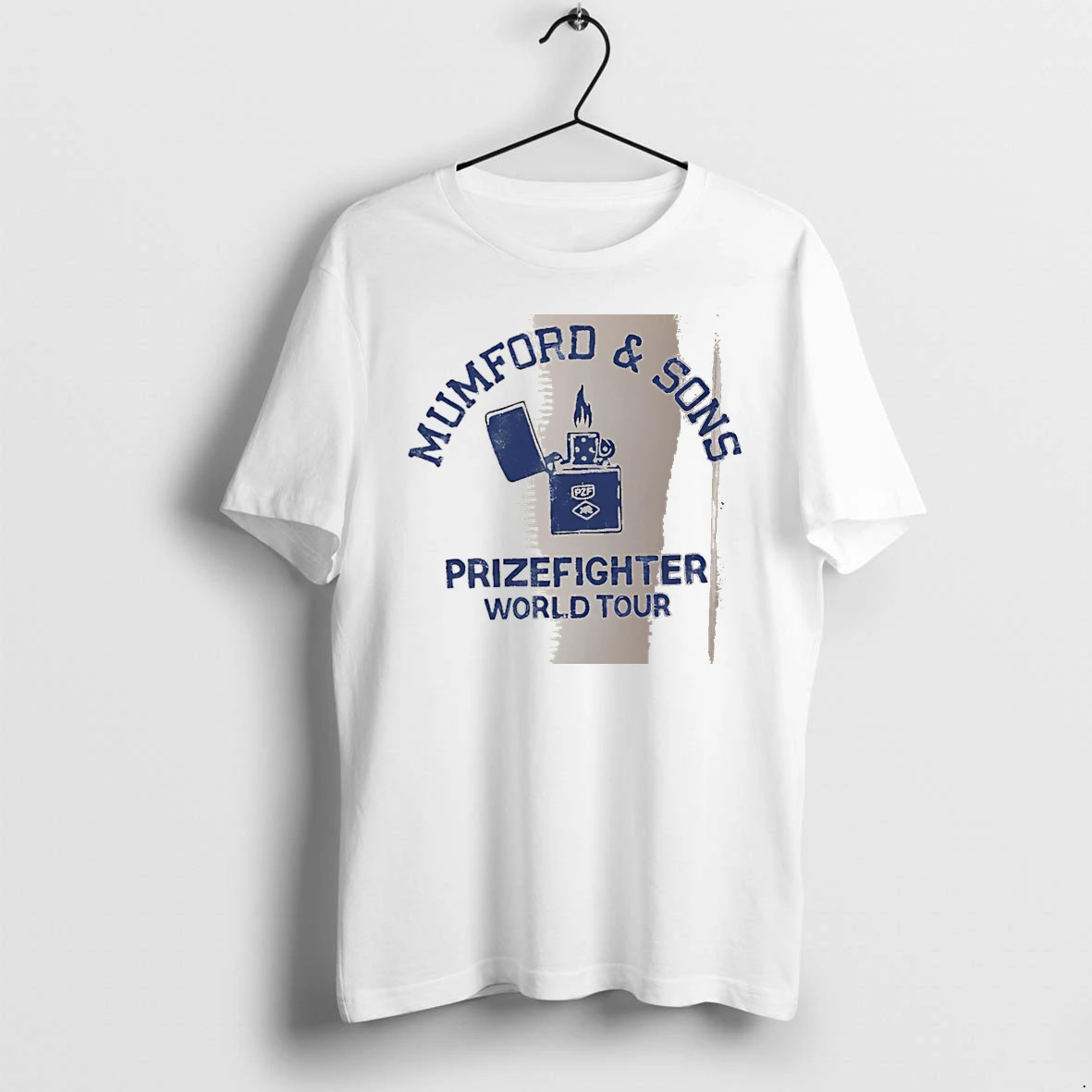 Officials Mumford Sons Prizefighter World Tour Zippo Lighter Logo White Premium T Shirt Sweatshirt Hoodie