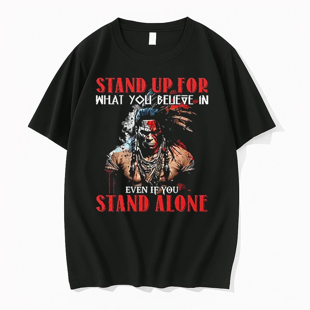 Officials Native American Warrior Stand Up For What You Believe In Even If You Stand Alone Tee T Shirt Sweater Hoodie