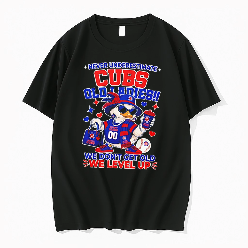 Officials Never Underestimate Cubs Old We Dont Get Gold We Level Up Tee T Shirt Sweater Hoodie