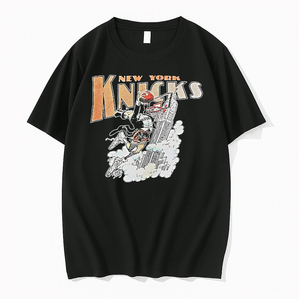 Officials New York Knicks Nba Jack Davis Knickerbocker Mascot Vintage T Shirt Sweater Hoodie