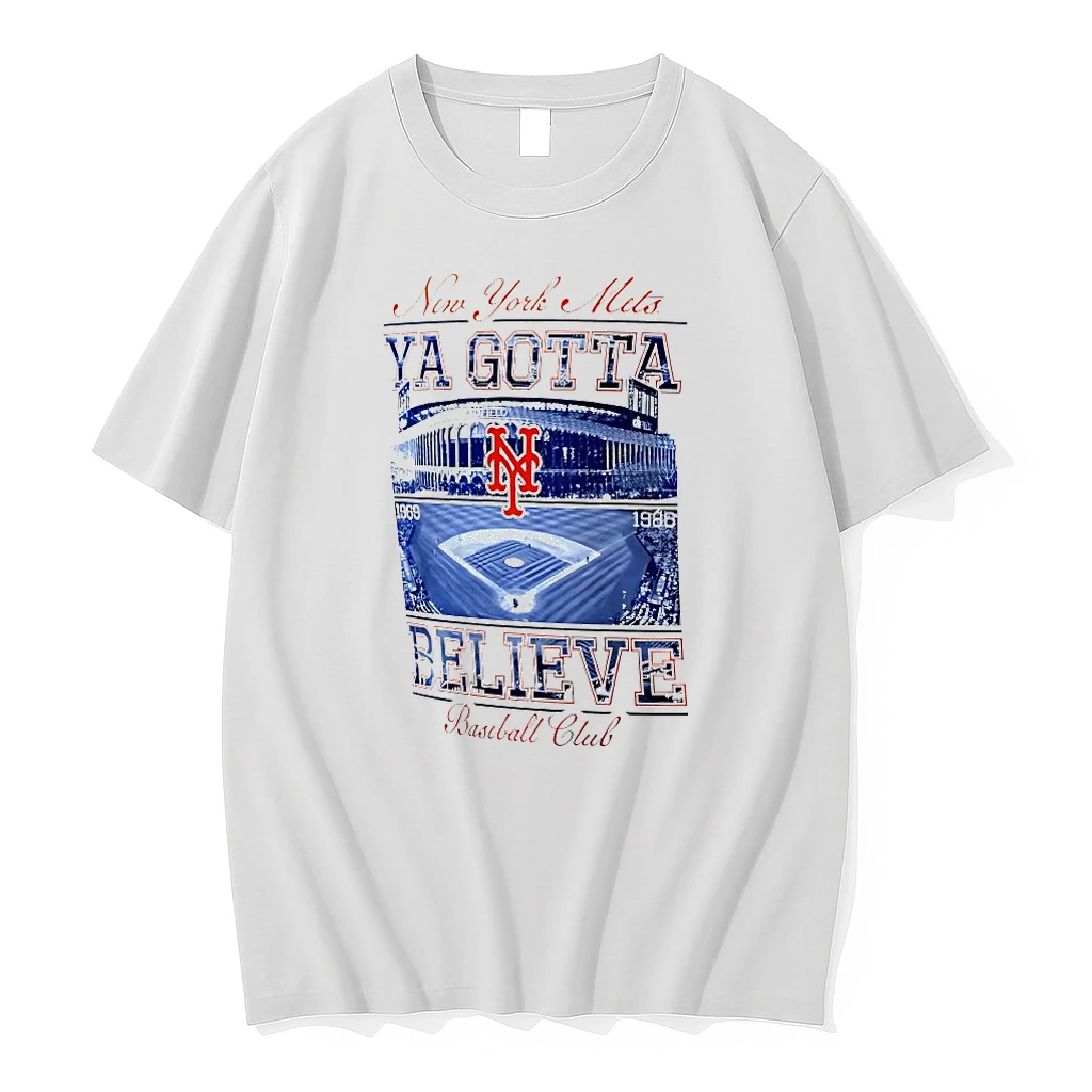 Officials New York Mets Ya Gotta Believe Baseball Club T Shirt Sweater Hoodie