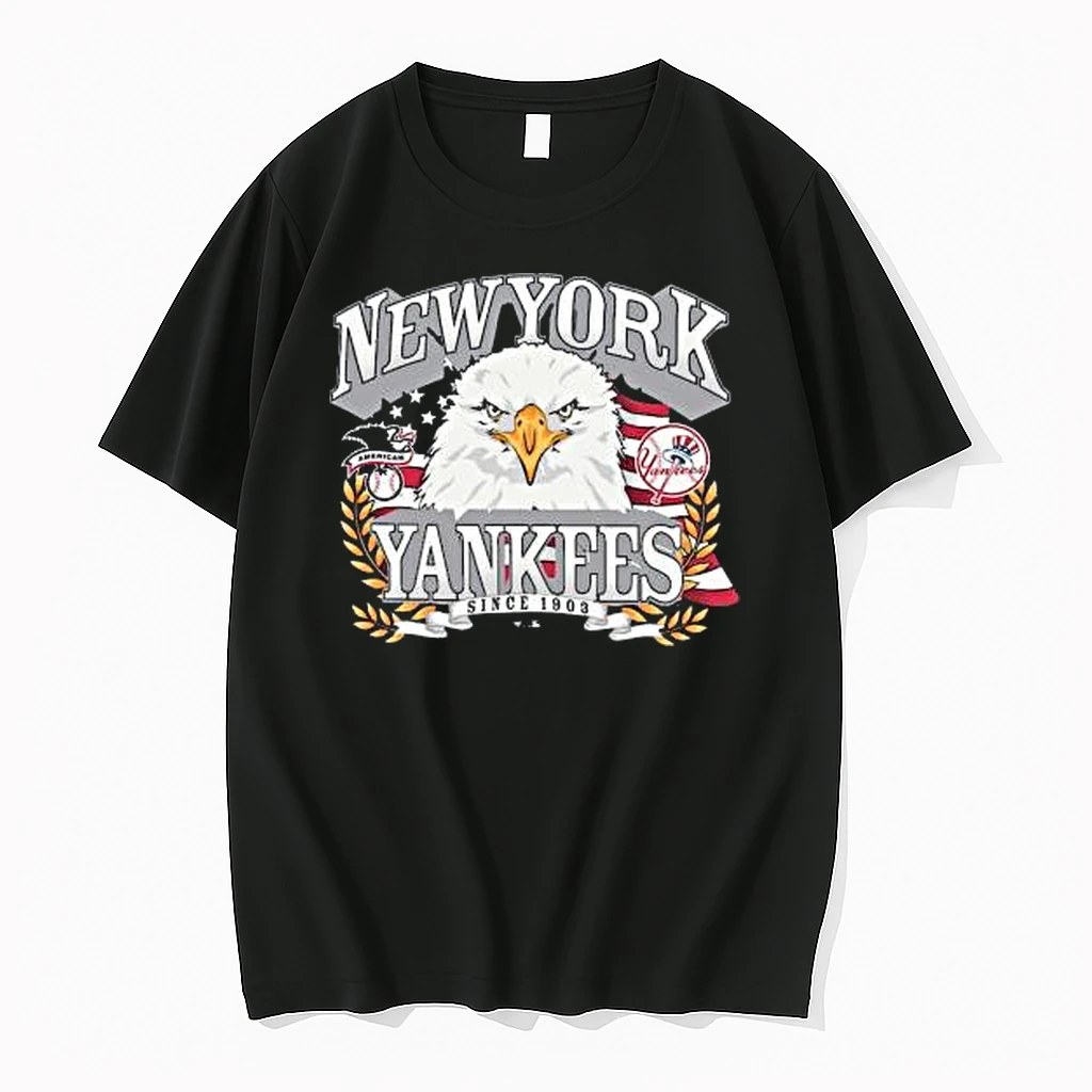 Officials New York Yankees 47 American Eagle Black T Shirt Sweater Hoodie