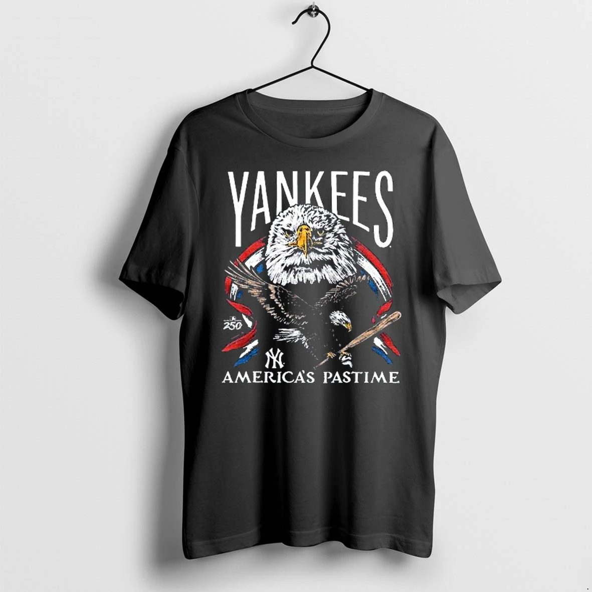 Officials New York Yankees Americas Pastime Tri Blend Black T Shirt Sweater Hoodie
