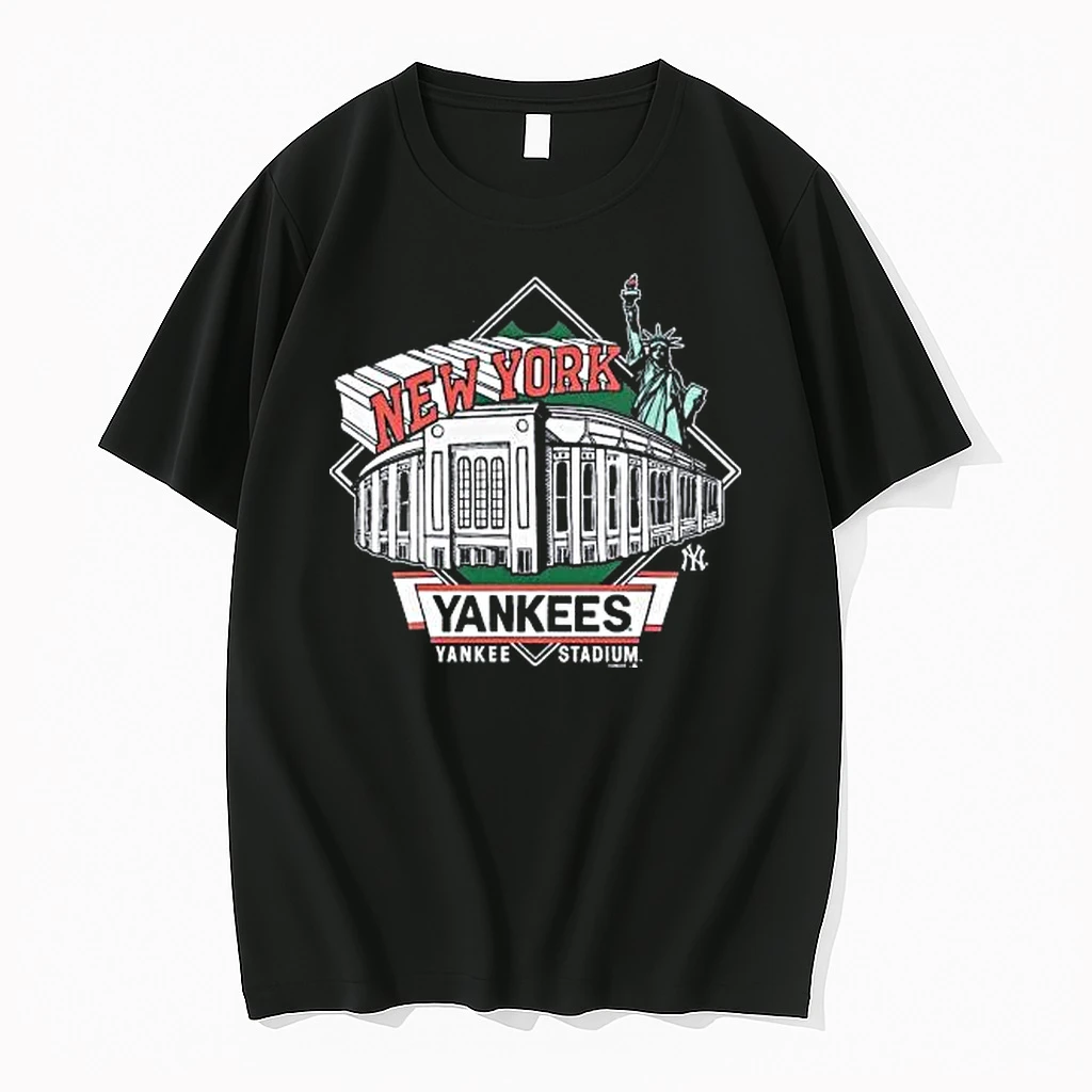Officials New York Yankees Yankee Stadium Facade Black T Shirt Sweater Hoodie
