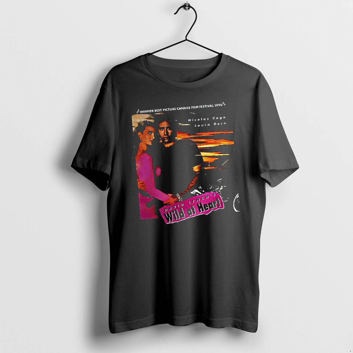 Officials Nicolas Cage Laura Dern Wild At Heart David Lynch Winner Best Picture Cannes T Shirt Sweater Hoodie