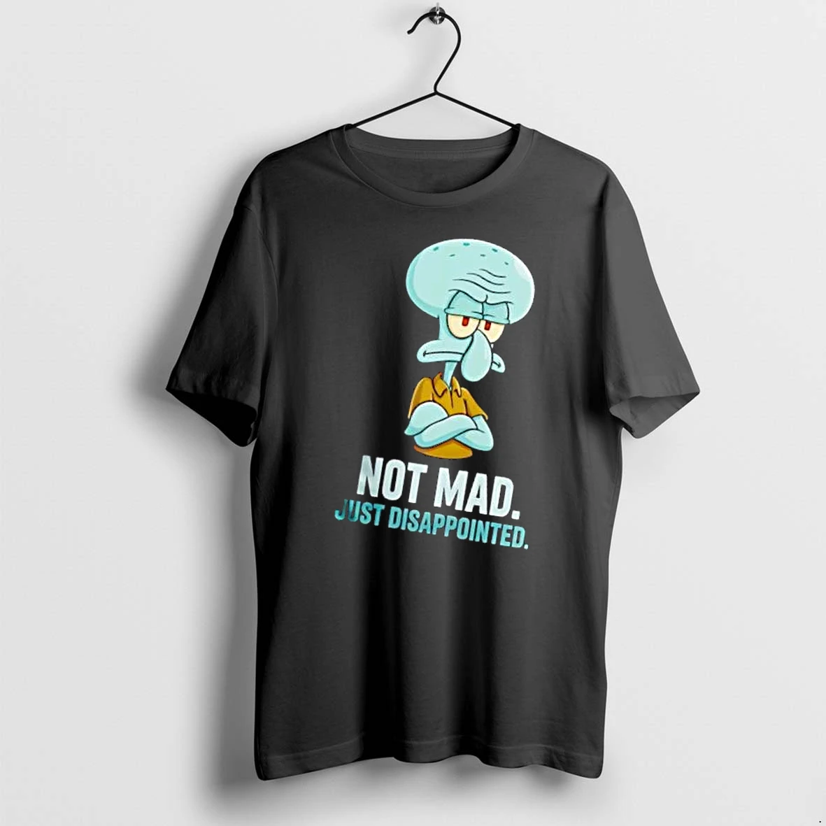 Officials Not Mad Just Disappointed Squidward Tentacles Arms Crossed Cartoon Mens Premium T Shirt Sweatshirt Hoodie
