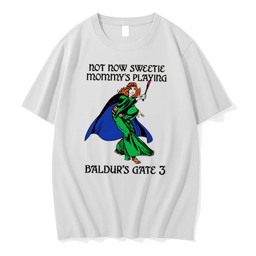 Officials Not Now Sweetie Mommys Playing Game Baldurs Gate 3 Tee T Shirt Sweater Hoodie