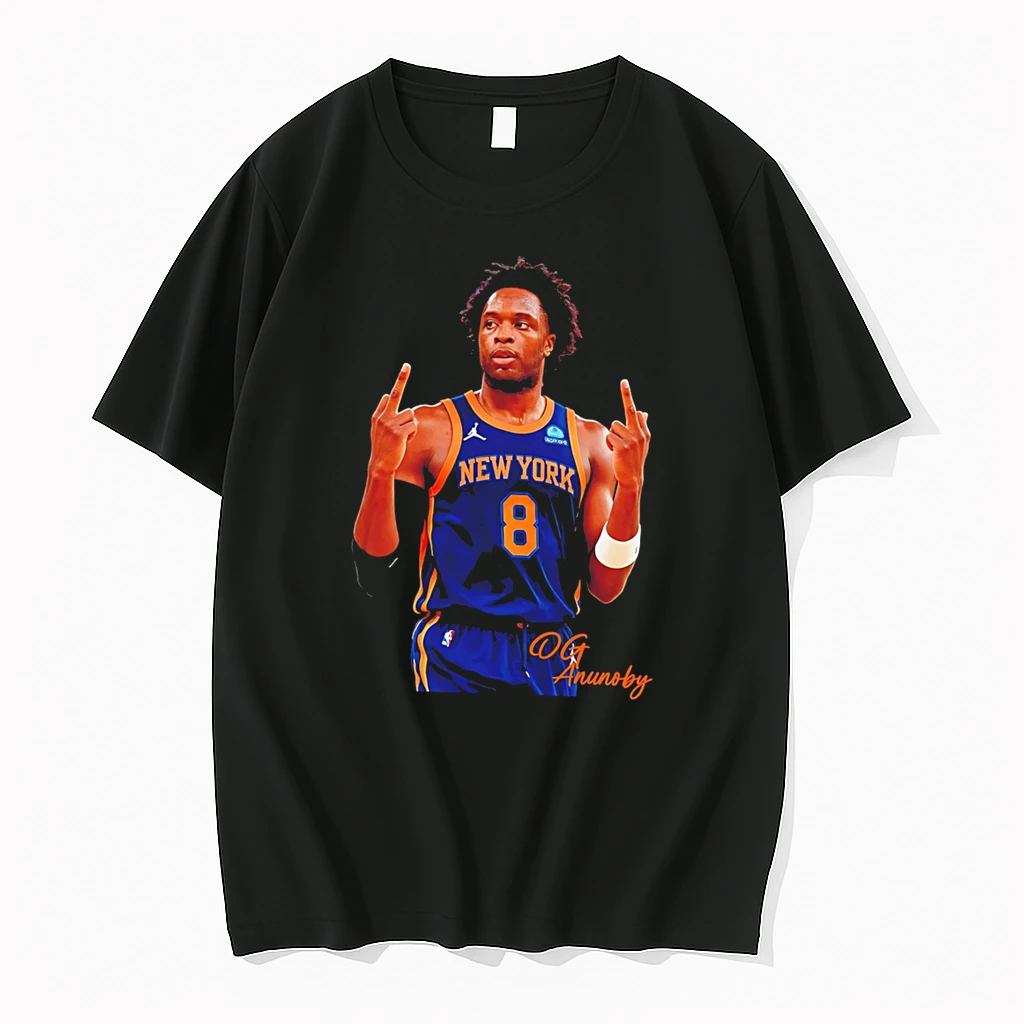 Officials Og Anunoby New York Knicks Middle Finger Tee T Shirt Sweater Hoodie