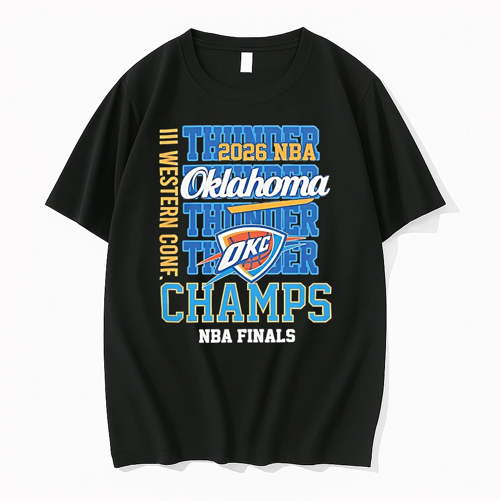 Officials Oklahoma City Thunder Basketball 2026 Nba Finals Iii Western Conference Champions T Shirt Sweater Hoodie