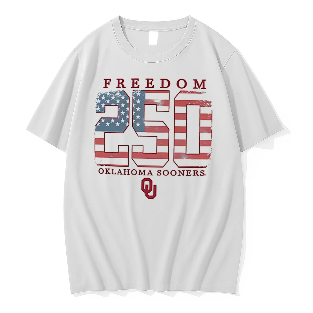 Officials Oklahoma Sooners Americana Freedom 250th Logo Tee T Shirt Sweater Hoodie