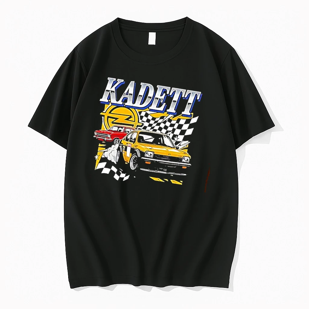 Officials Opel Kadett Vintage Rally Cars Drifting Smoke Checkered Flag Mens Premium T Shirt Sweatshirt Hoodie