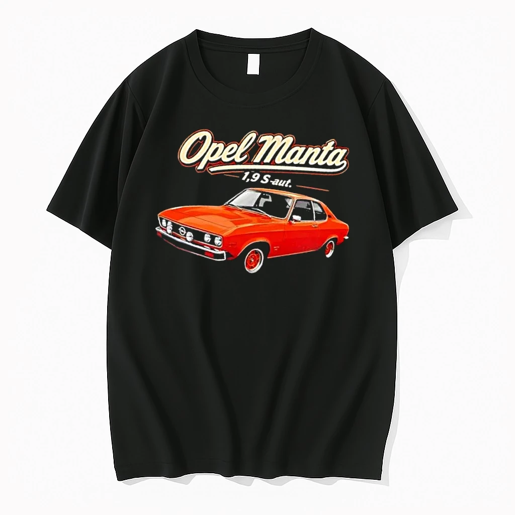 Officials Opel Manta 1 9 S Aut Orange Retro Classic Coupe Car Illustration Mens Premium T Shirt Sweatshirt Hoodie