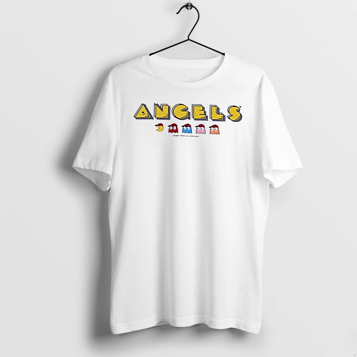 Officials Pac Man Los Angeles Angels Mlb Angels Game Premium T Shirt Sweatshirt Hoodie