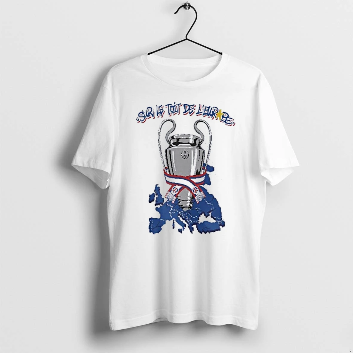 Officials Paris Saint Germain On The Roof Of Europe 2026 Front T Shirt Sweater Hoodie
