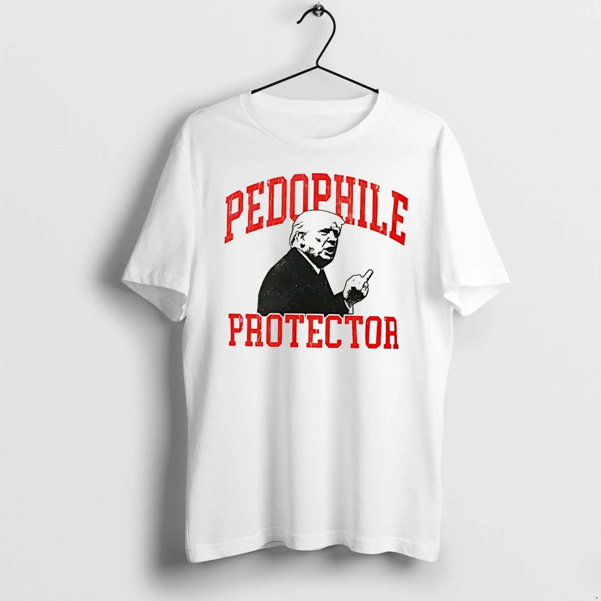 Officials Pedo Protector Trump Middle Finger Tee T Shirt Sweater Hoodie