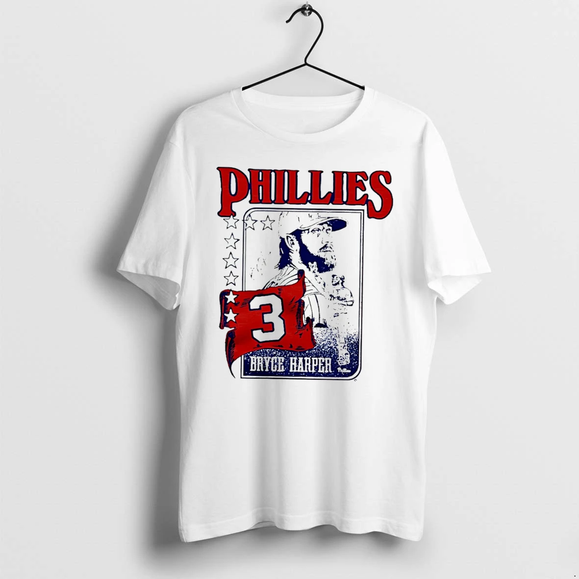 Officials Philadelphia Phillies Bryce Harper Player Graphic Tee T Shirt Sweater Hoodie