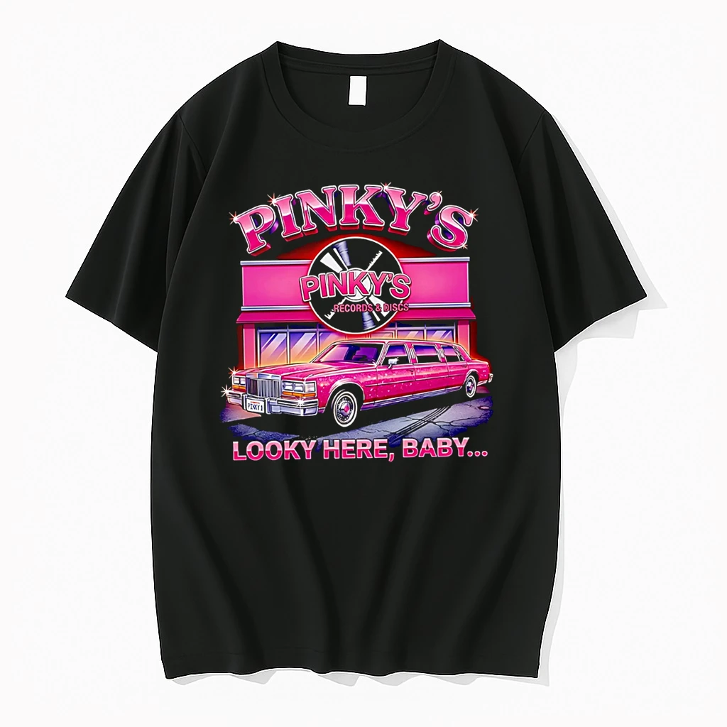 Officials Pinkys Pinkys Records And Discs Looky Here Baby Pink Limousine T Shirt Sweater Hoodie
