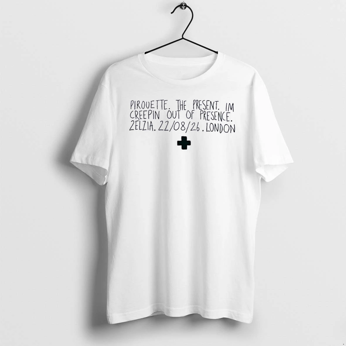 Officials Pirouette The Present Im Creepin Out Of Presence To Elzia 22 08 26 London White Womens T Shirt Sweater Hoodie