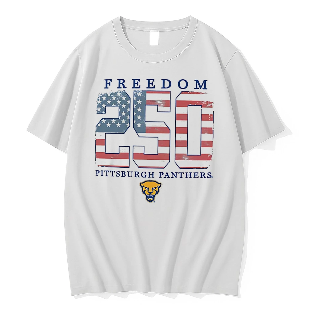Officials Pitt Panthers Americana Freedom 250th Logo Tee T Shirt Sweater Hoodie