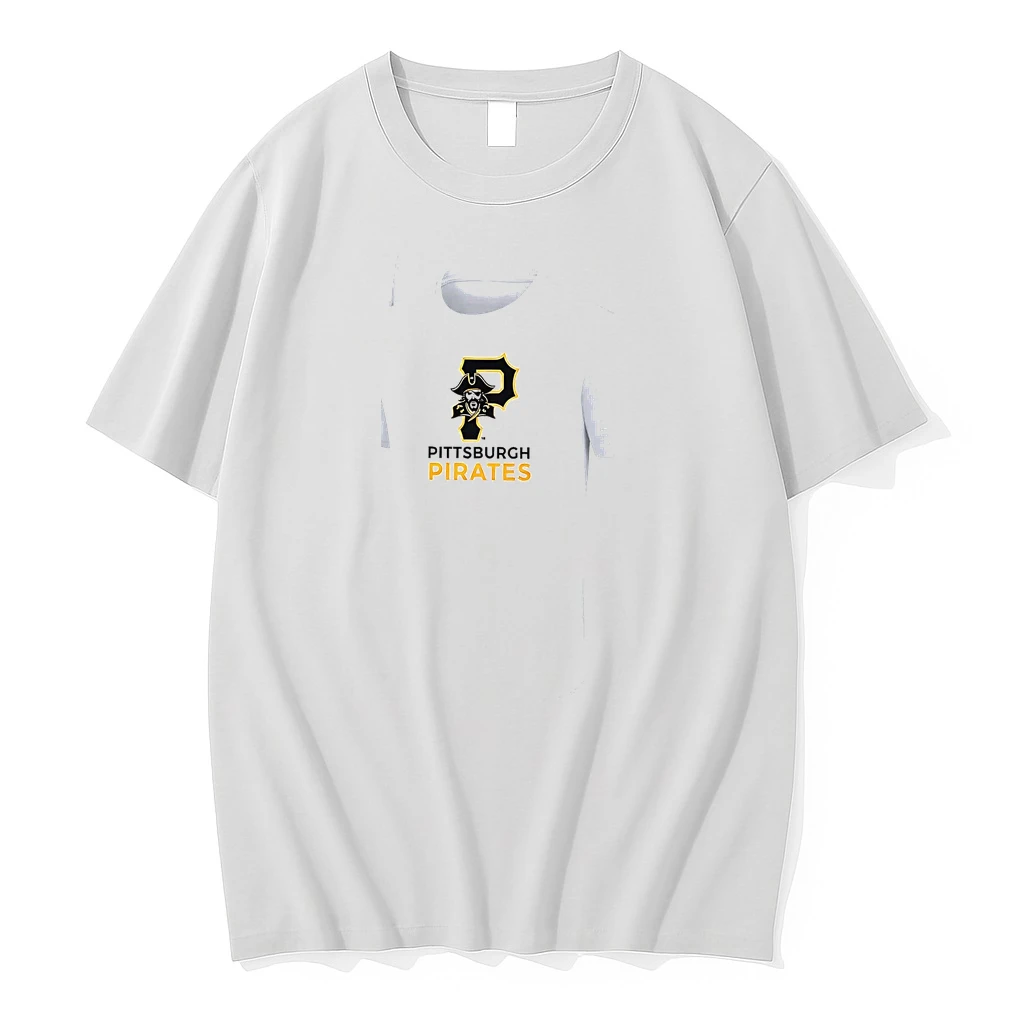 Officials Pittsburgh Pirates Logo Skull Bat Crossed Baseball White Mens Premium T Shirt Sweatshirt Hoodie