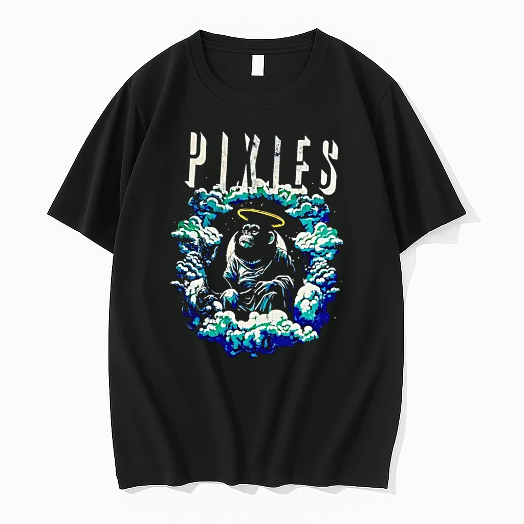 Officials Pixies Haloed Chimp In Clouds Vinyl Record Black T Shirt Sweater Hoodie