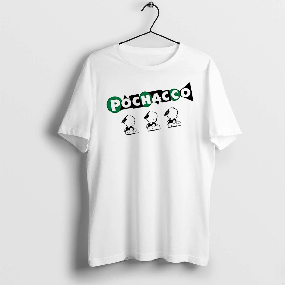 Officials Pochacco Sanrio Character Minimalist Pattern Logo Premium T Shirt Sweatshirt Hoodie
