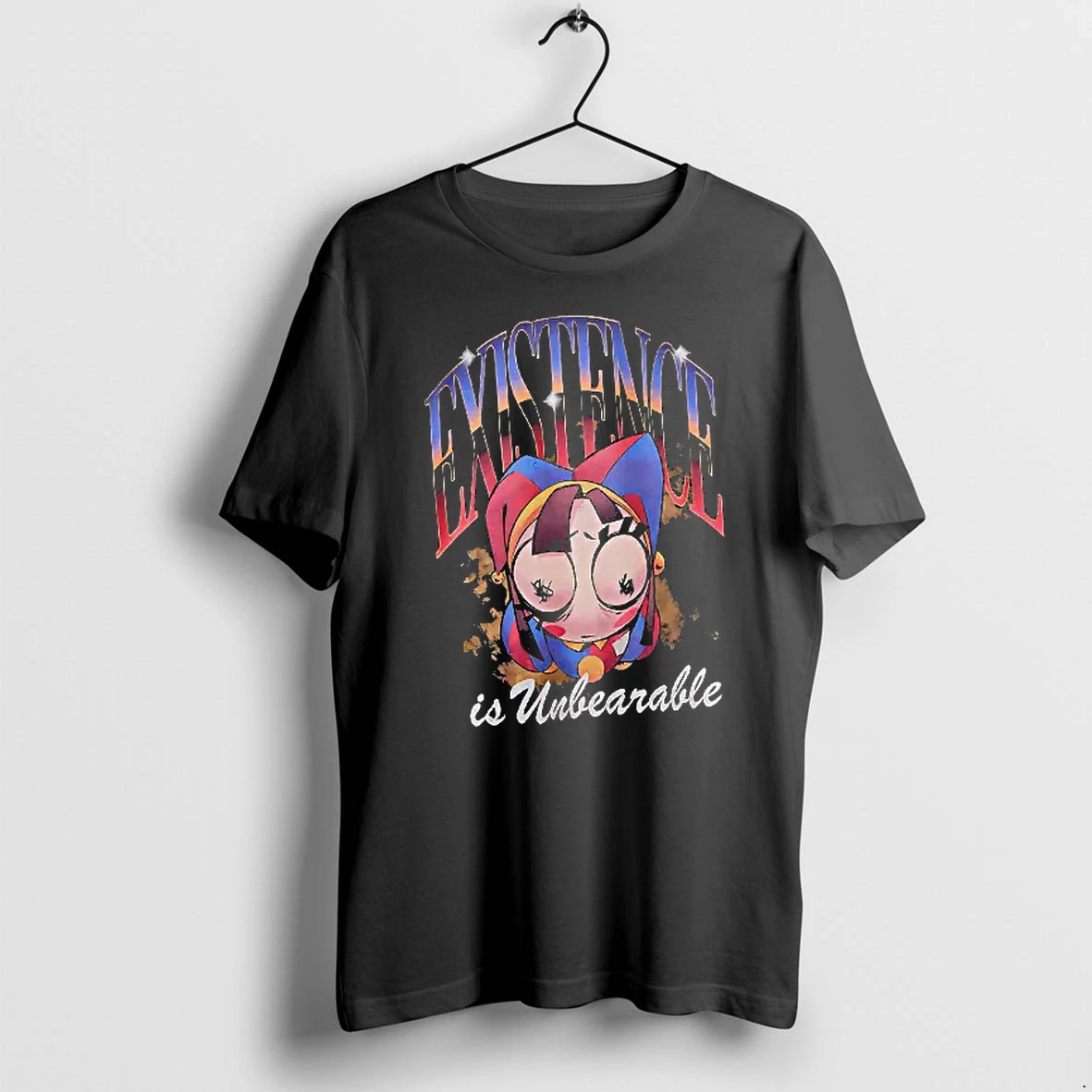 Officials Pomni The Amazing Digital Circus Existence Is Unbearable T Shirt Sweater Hoodie