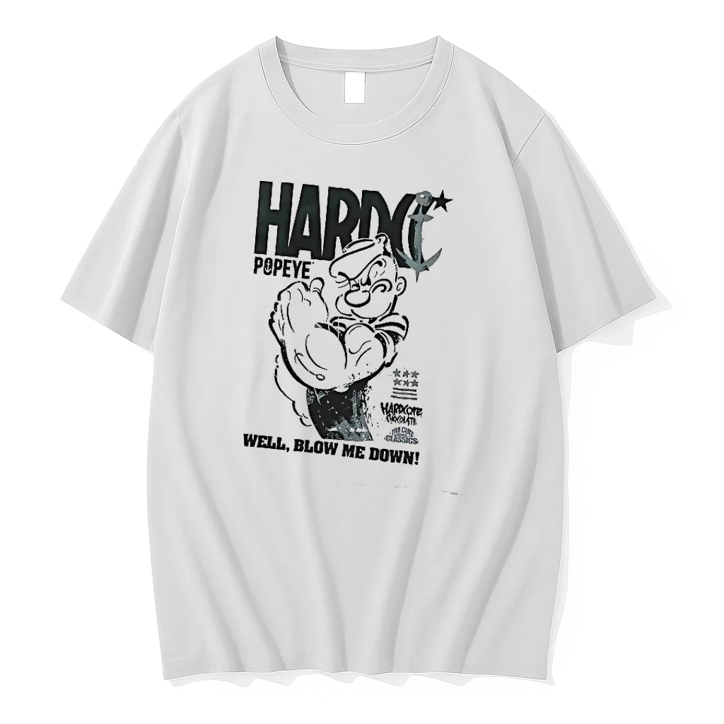 Officials Popeye The Sailor Man Hardcore Chocolate Well Blow Me Down T Shirt Sweater Hoodie