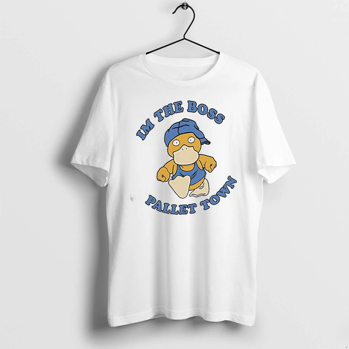 Officials Psyduck Pokemon I Am The Boss Pallet Town Premium T Shirt Sweatshirt Hoodie