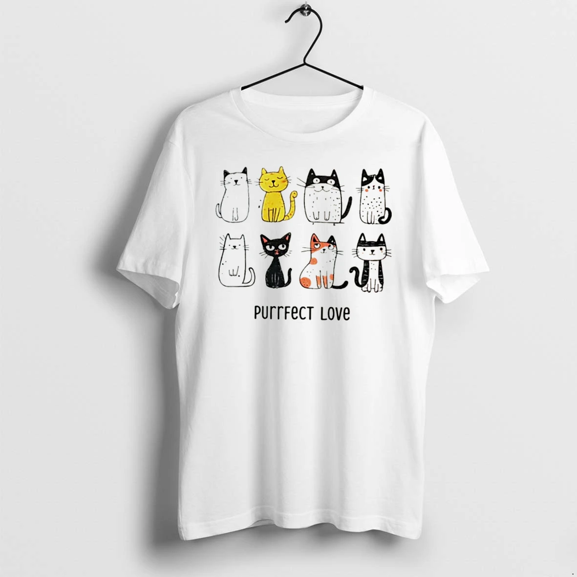Officials Purrfect Love Cat Tee Premium T Shirt Sweatshirt Hoodie